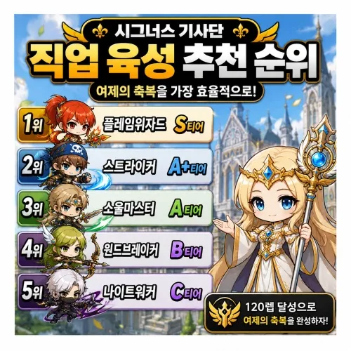 시그너스 직업 추천 순위
