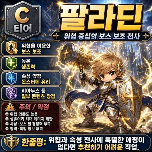 팔라딘 직업 티어
