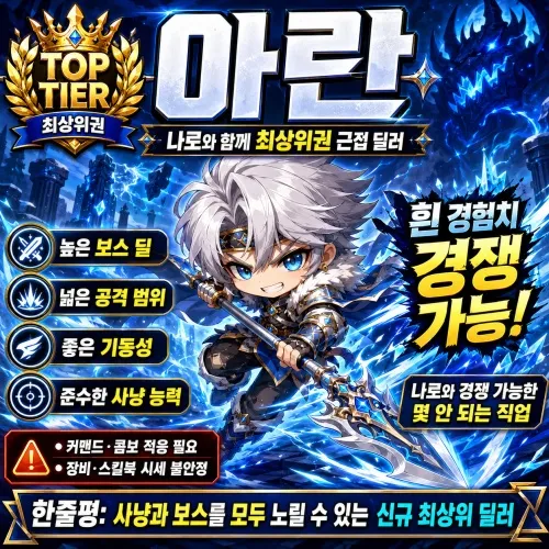 아란 직업 티어