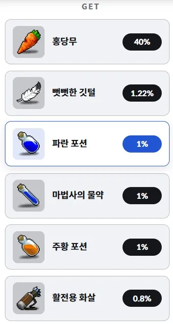 메이플노트 아이템리스트 팁